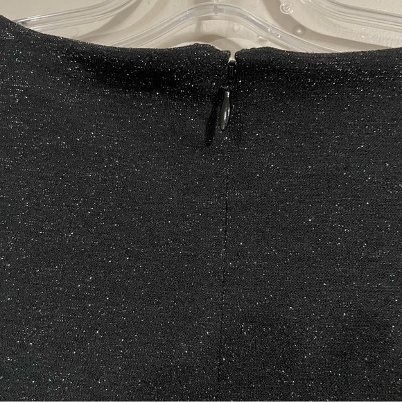 NWOT Calvin Klein Elegant BLACK with  SILVER Glitter Women's Jumpsuit Romper - Picture 7 of 14